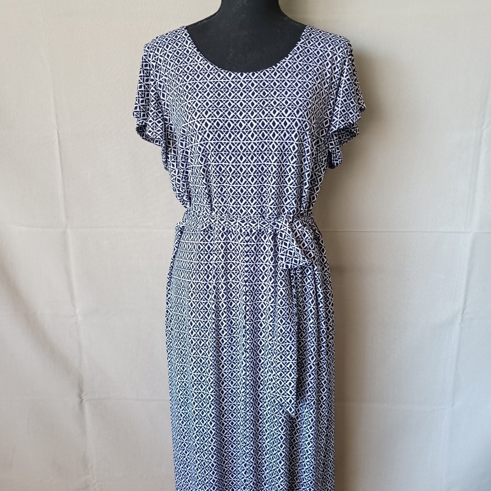 DONATING SOON!Rafaella Patterned Jumpsuit